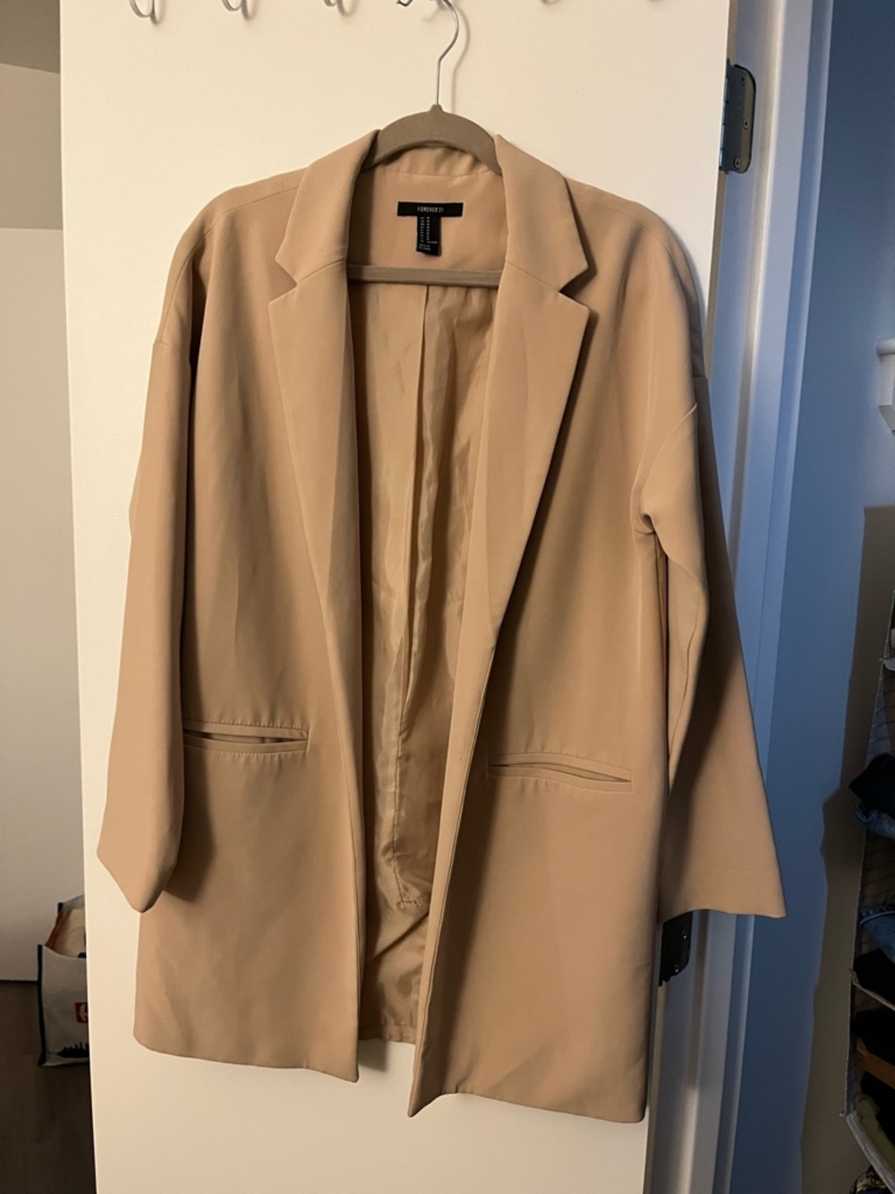 Forever 21 Beige Blazer Jacket